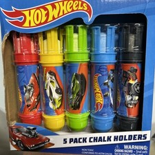 Hot Wheels Chalk Holders  5 Pack  3 -Sunny Days Includes Chalk