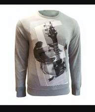 Gio-Goi Grey Mens Jumper Small Brand New With Tags