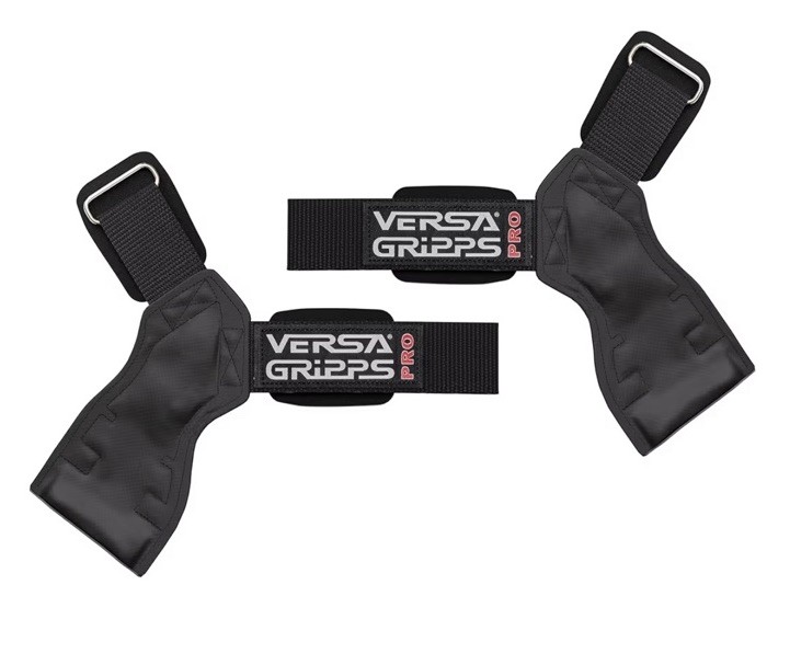VERSA GRIPPS PRO Authentic Weightlifting Straps Gloves - Black