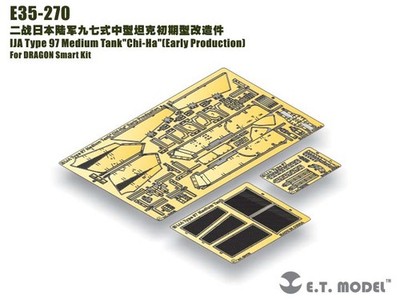 ET Model 1/35 E35-270 IJA Type 97 Medium Tank''Chi-Ha''(Early) Detail Up part