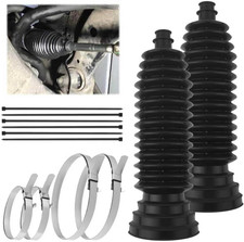 2PCS Thick Silicone Car Inner Tie Rod Boot Upgrade Large Caliber,Cuttable Car