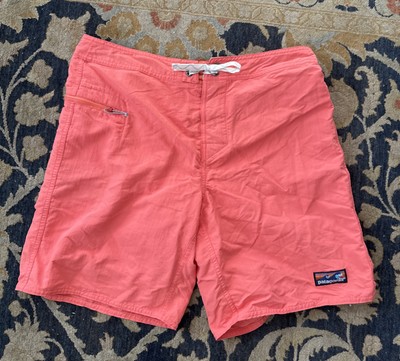 Patagonia Swim Shorts Board Trunks Salmon Pink Men s 33 8 