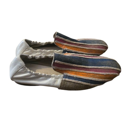 Marco Delli Size 39, US 8 Italy Taylor Flat Saddle Shoe Multicolored Luxury - Picture 3 of 11