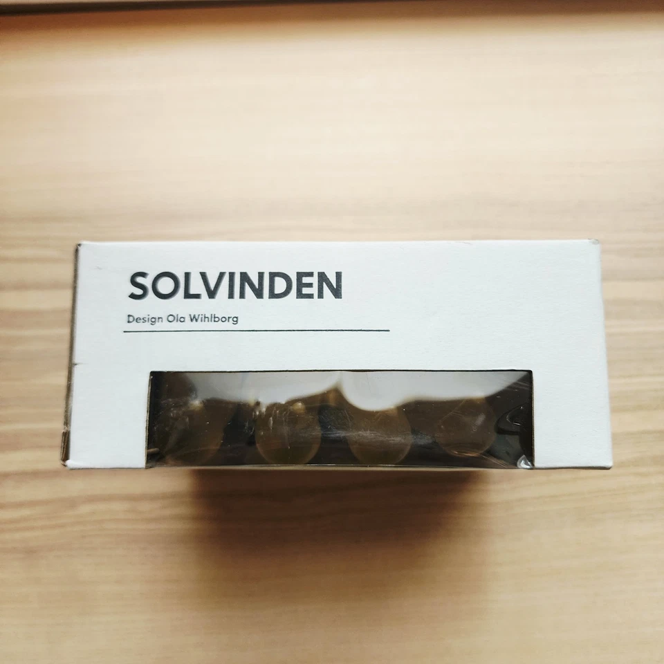 Retired IKEA Solvinden Solar Powered Bird String Lights - Frosted Yellow - Image 2 of 4