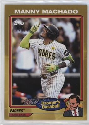 2024 Topps x Chris Berman Boomer's Baseball Gold 124/149 Manny Machado #62 5h8