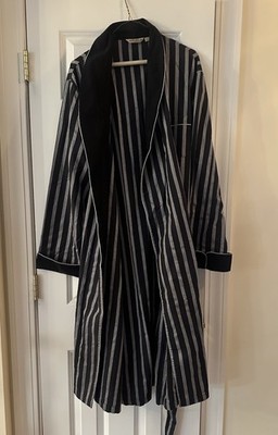 Vintage Derek Rose men's robe sleeping Dressing gown England cotton stripe Large | eBay Vintage Derek Rose men's robe sleeping Dressing gown England cotton stripe Large | eBay