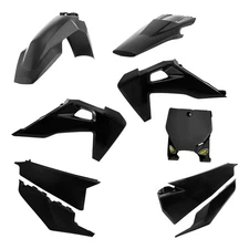 Cycra Complete Plastic Kit Set Black For HUSQVARNA FC FX TC