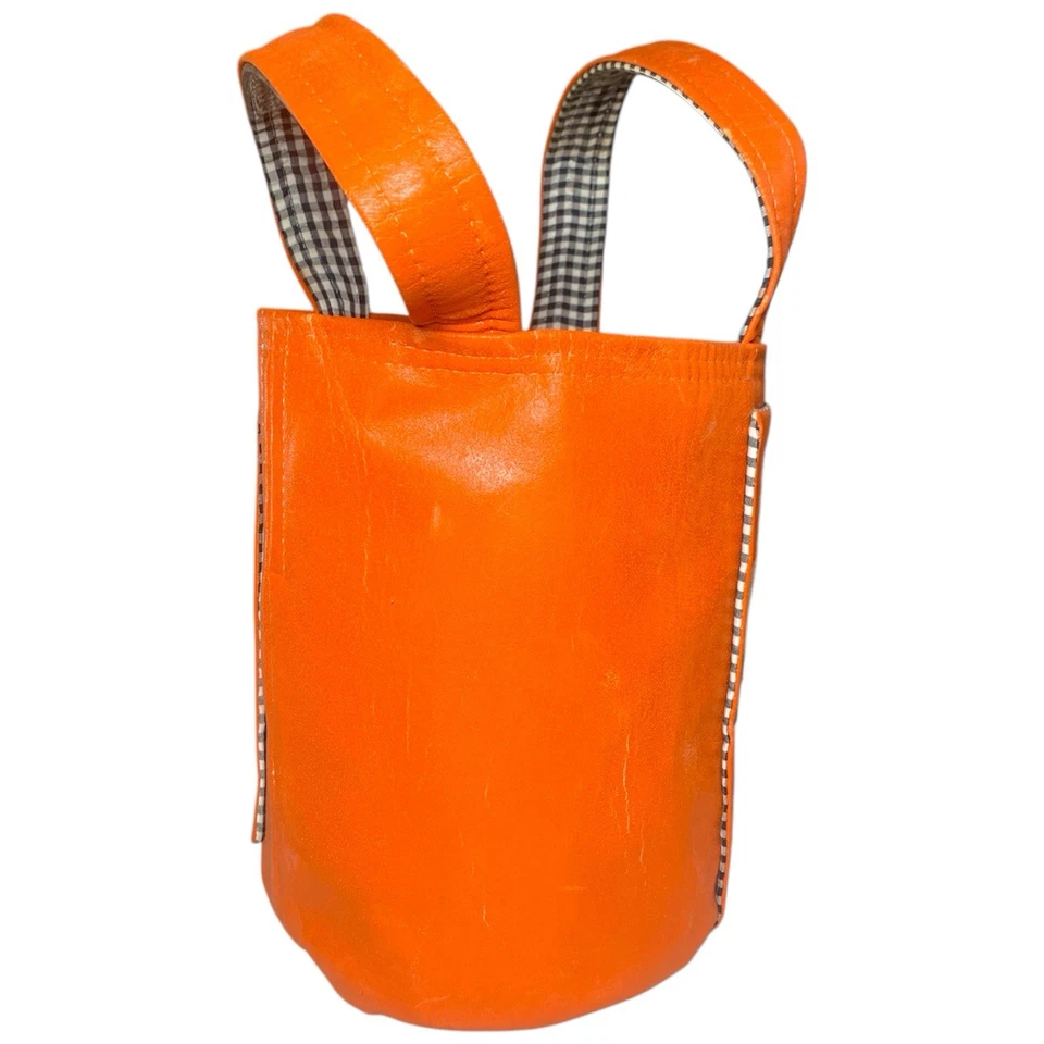 Vintage Rare Purse Tennesee Vols Embroidered Vinyl Tote Bucket Purse 1/1 - Image 4 of 4