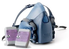 3m Reusable Respirator 7502 with 2 sets of 7093 P-100 filters, PPE, mask