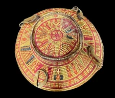 Ethiopian Handwoven Harari Grass Basket