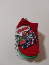 Marvel Avengers Boys 8 Pair No Show Socks Size S 4.5-8.5 NEW 2019