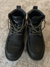 Sorel Carson Mens Moc Boot Chukka Black Leath...