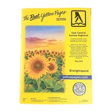 2025 East Central Kansas Regional Paper Telephone Directory Yellow Pages AT&T