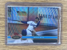2021 Stadium Club Chrome Mookie Betts 1991 Variation Wave Refractor