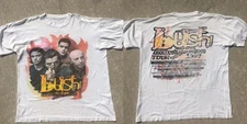 2 Sides 1997 Style Bush Band Members Tour Shirt Unisex White S-5XL ND1234