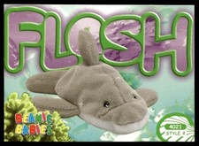 1999 Beanie Babies 2nd Edition Series 4 Flash the Dolphin #182