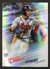 2018 Topps Chrome #FF-8 Ozzie Albies Freshman Flash Atlanta Braves