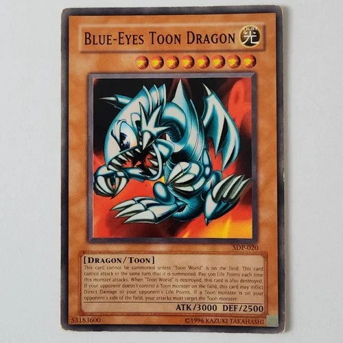 Blue-Eyes Toon Dragon - SDP-020 - HP - Common - Unlimited - Yugioh