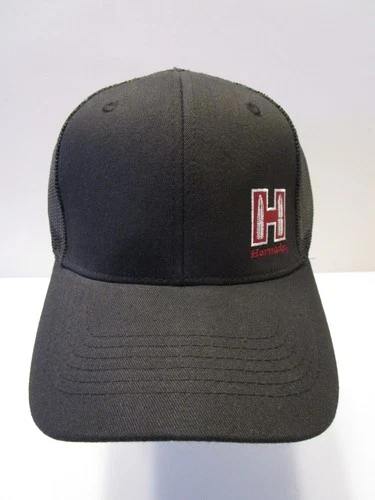 Hornady Ball BLACK Cap Hat Adjustable Mesh Back Embroidered Range Hunt Shoot