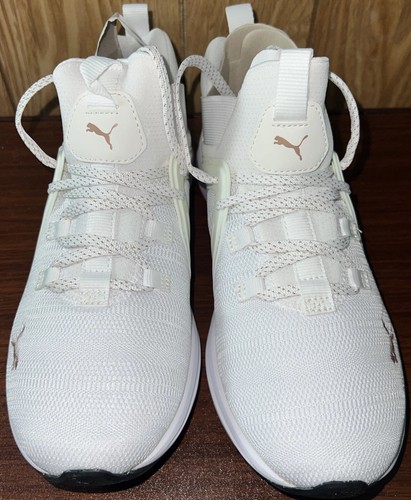 Scarpe da ginnastica Puma Enzo 2 metallo bianco oro rosa allenamento donna 8,5 193257-03 ๐ - Foto 11 di 16