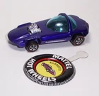 HOT WHEELS Mattel Vintage Redline 1968 SILHOUETTE Hong Kong PURPLE - NEAR MINT
