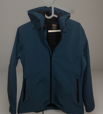Golden Gate Bridge National Parks Conservatory Blue Zippered Hooded Lg. Jacket