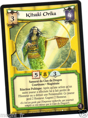 Legend of the Five Rings Karte 21/156 Kitsuki Orika 2006 (Ref. 8777)