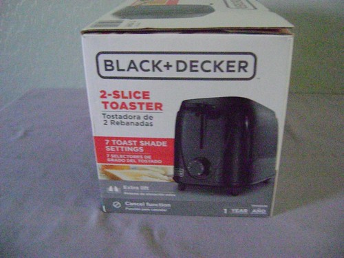 Black & Decker 2 Slice Toaster # TROOO2B New! - Picture 3 of 8