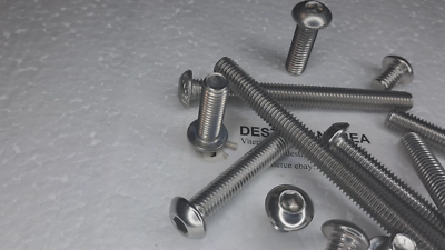 Dayalo Viti A Esagono Incassato In Acciaio Inox M5 X 16 Mm, Con Dadi E Rondelle, Set Di Viti Filettate, In Acciaio Inox A2 V2A, Filettatura Completa, 10 Pezzi - Foto 7