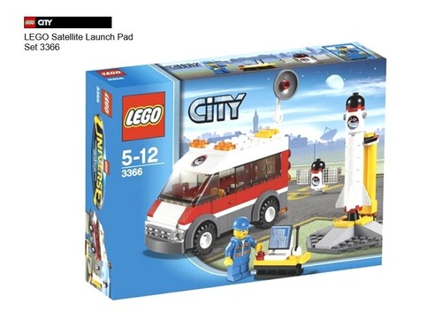 LEGO Satellite Launch Pad Set 3366 + Box - Picture 6 of 6