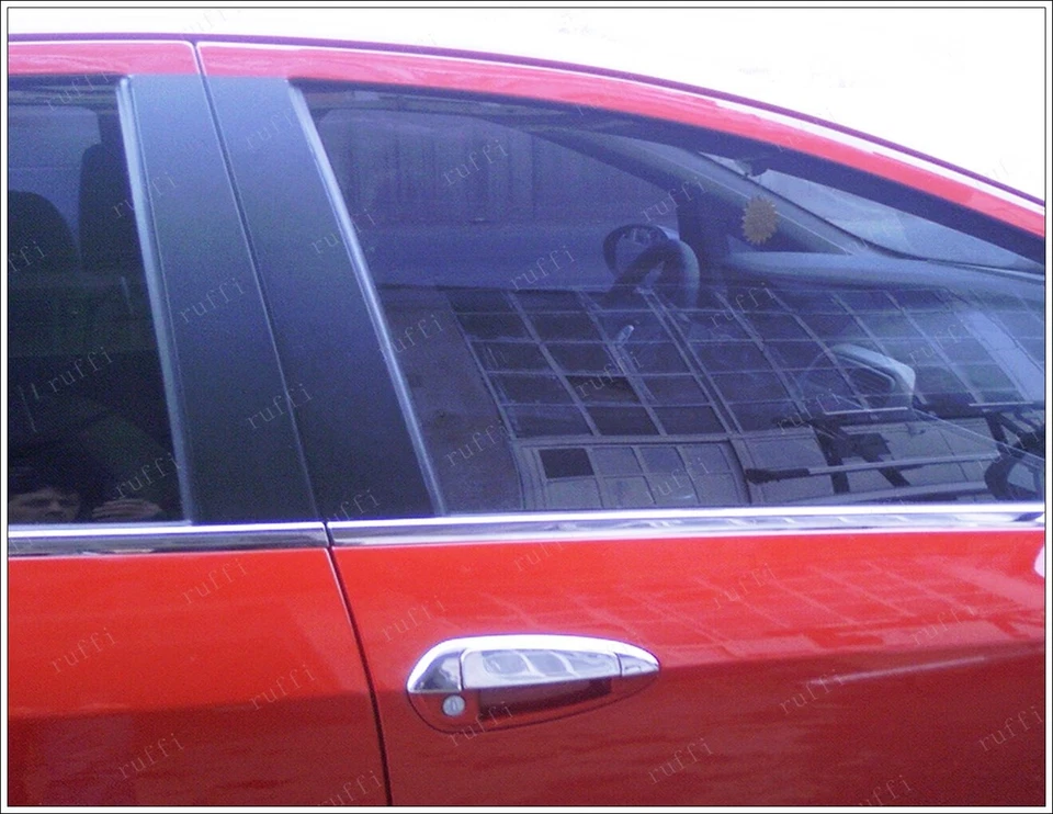 COPERTURA MANIGLIA PORTE CROMO ACCIAIO 4 PORTE Per FIAT GRANDE PUNTO / EVO 2006+ - Bild 4 von 4