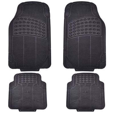 Tappetini Auto In Gomma Universali 4 Pezzi - Antiscivolo, Impermeabili E Facili Da Pulire | Protezione Pavimento - Foto 9