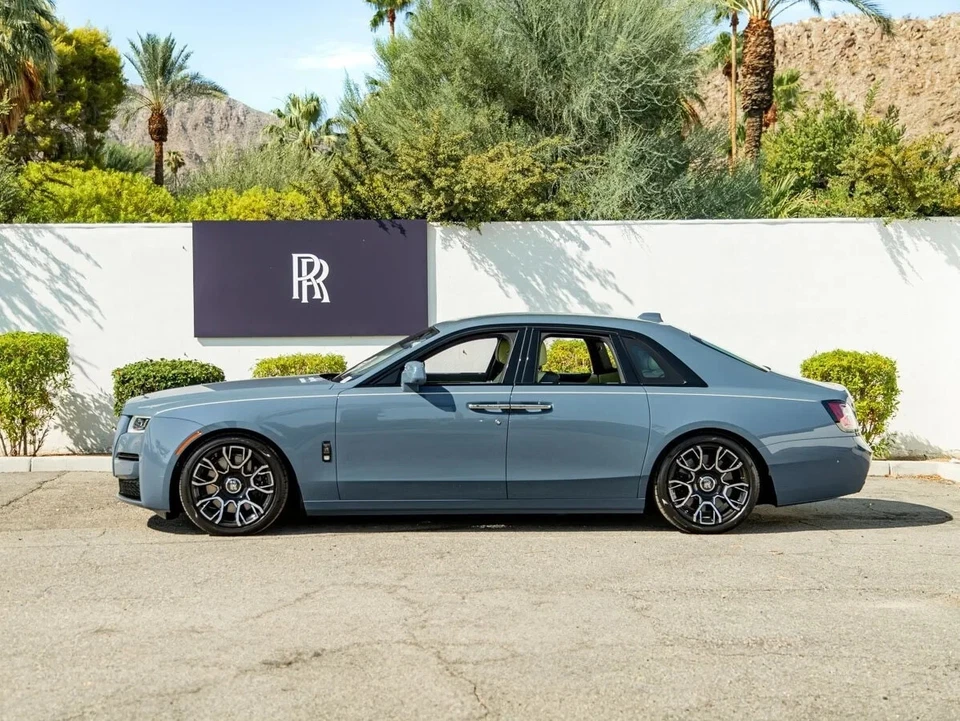 OEM 21" Rolls Royce Ghost Black Badge 2021+ Carbon Fiber Wheels Rims Tires Set - Image 3 of 4