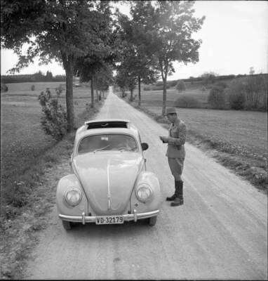 Policeman Canton Vaud Policeman Canton Vaud- 1953 Old Photo