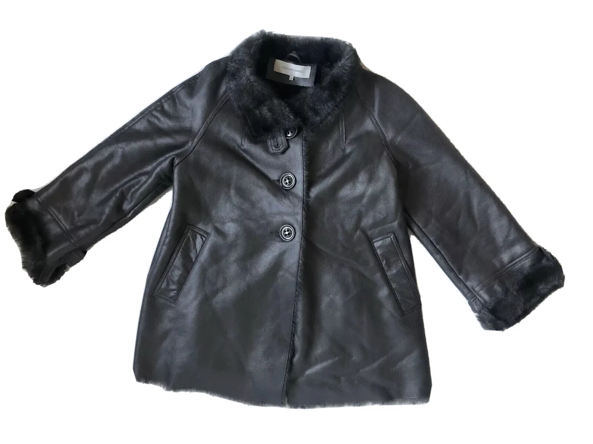 GERARD DAREL Wool Skin Style Jacket Size 38