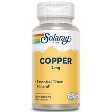 Solaray Copper Chelate 2 mg Mineral Supplemen...