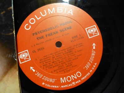 PSYSCHEDELIC PSOUL THE FREAK SCENE ORIGINAL VINYL MONO VG+ LP | eBay