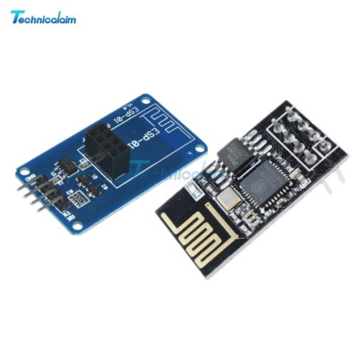 ESP8266 ESP-01S ESP-01 Wireless Transceiver Module+Breakout Breadboard Adapter