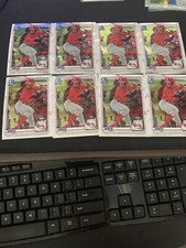 Lot Of (8) 2020 Bowman Chrome Prospects II #BCP-126 Luis Garcia - Phillies