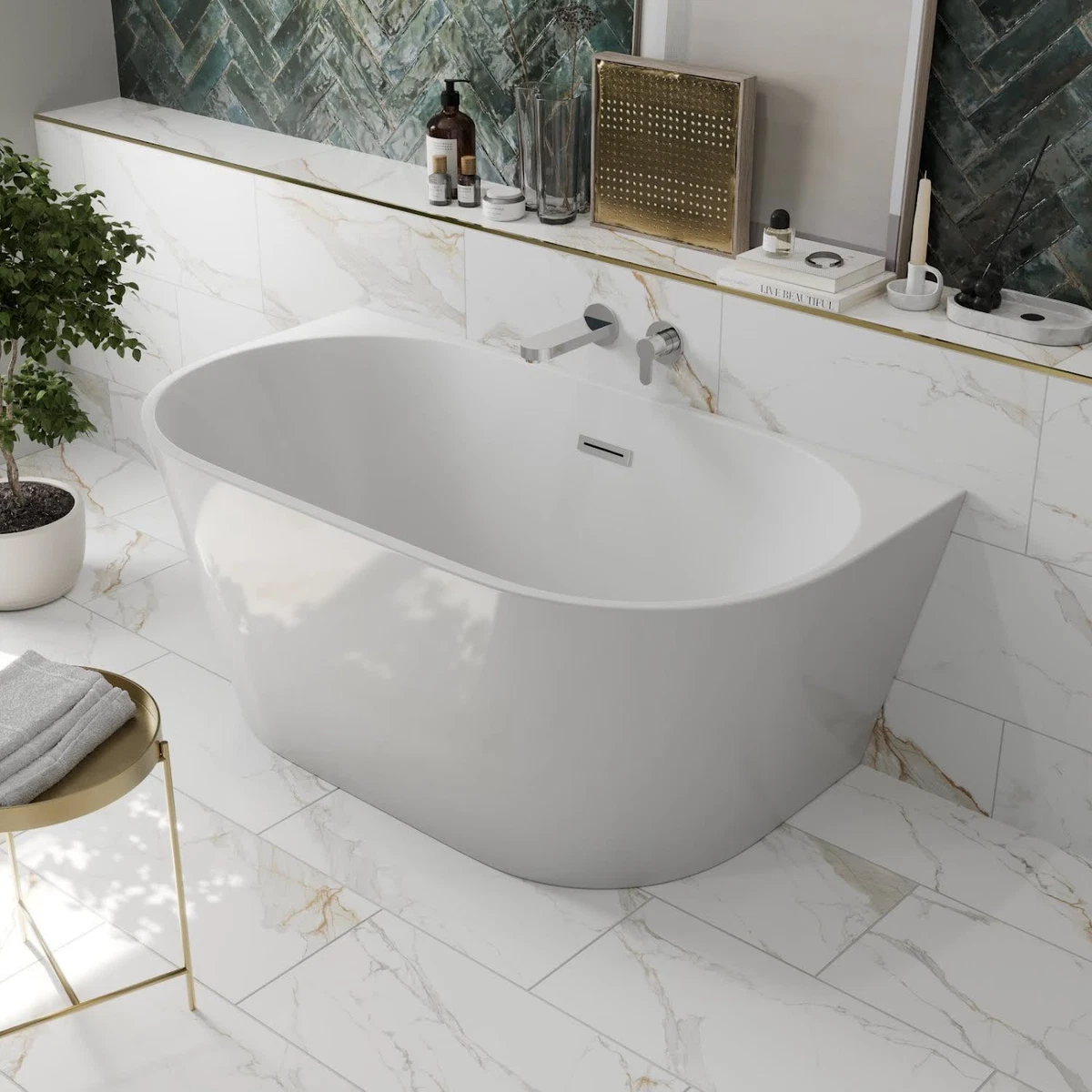 Double ended bath deals