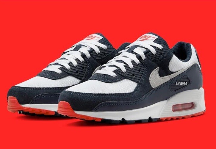 NIKE AIR MAX 90 OBSIDIAN/ WHITE SIZE EUR49, DM0029-400 UNISEX, NEW