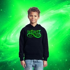 Infinite Lists kids Hoodie,Infinite Lists Sweatshirt,Infinite Lists green Galaxy