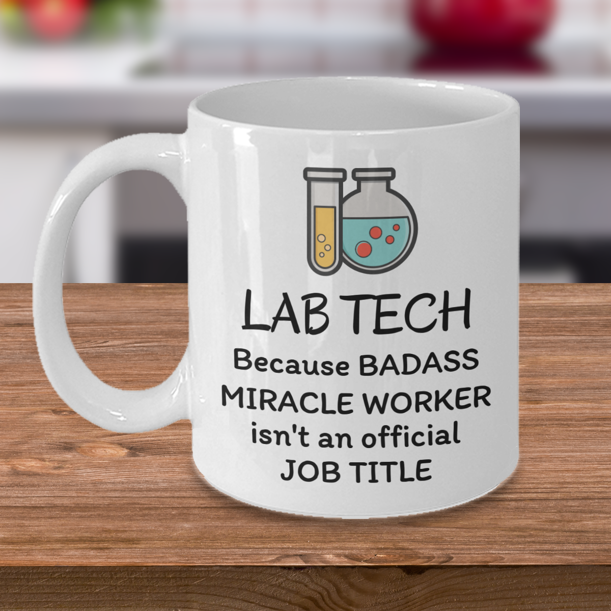 Lab Tech Job Title Definition Scientist Mug Funny Laboratory 