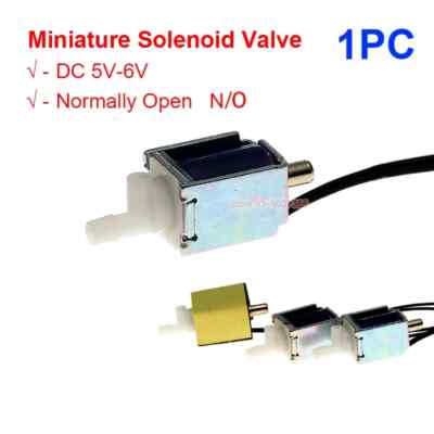 2-Position 3-Way Electric Solenoid Valve Normally Open DC5V 6V Air Control Valve