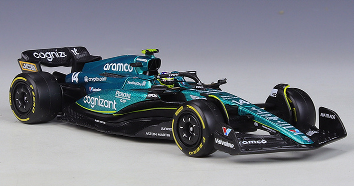 Bburago 1:43 F1 Formula Aston Martin AMR23 AMR25 Racing Fernando