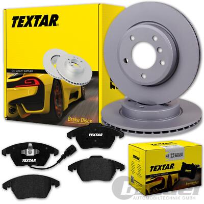 TEXTAR BREMSSCHEIBEN 288mm + BELÄGE VORNE für VW GOLF 5 6 TOURAN AUDI A3 8P LEON