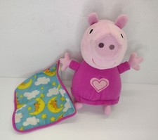 Bedtime Peppa Pig Plush Talking Light Up Cheeks With Lovie Blanket Fisher Price