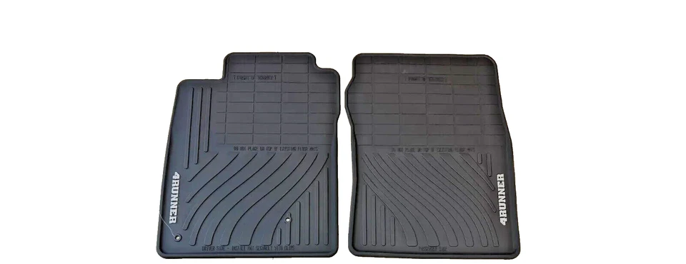 03-09 4RUNNER TAPETES DE ASSOALHO DE BORRACHA PARA TODAS AS CONDIÇÕES CLIMÁTICAS CONJUNTO DE 4 PEÇAS GENUÍNO PT908-890-20 - Imagem 2 de 3