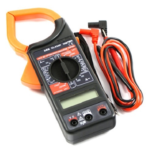 Multimètre Testeur Numérique Pince Courant Compteur Avec Embouts Tension 266 Hsb - Photo 1/1