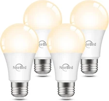 Smart Dimmable LED Light Bulbs Alexa/Google assistant  E26 A19 WiFi Light Bulbs